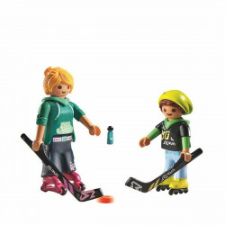 Playset Playmobil 71209 13 Pieces Hockey player Duo